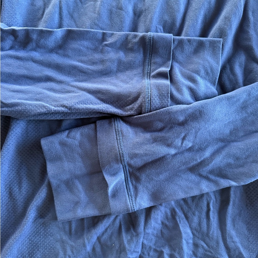 Fabletics Blue Quarter-Zip Pullover - image 3